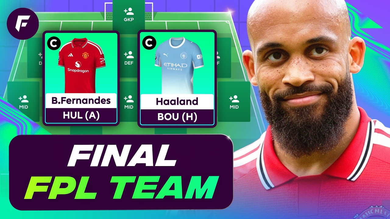 My FINAL FPL TEAM 🔥 FORMER #1 🌍 BEST FINISH 3K! 💥