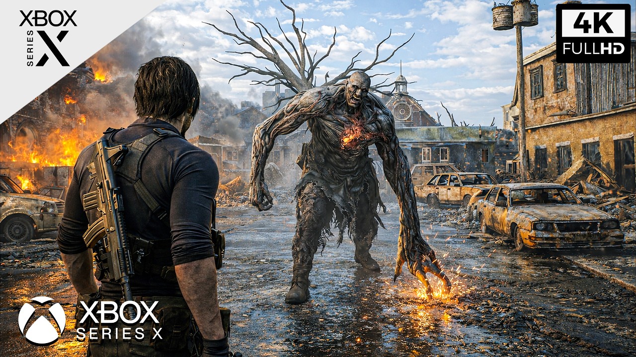 Leon vs Mr. X Boss Fight | Resident Evil Requiem Immersive ULTRA Graphics Gameplay