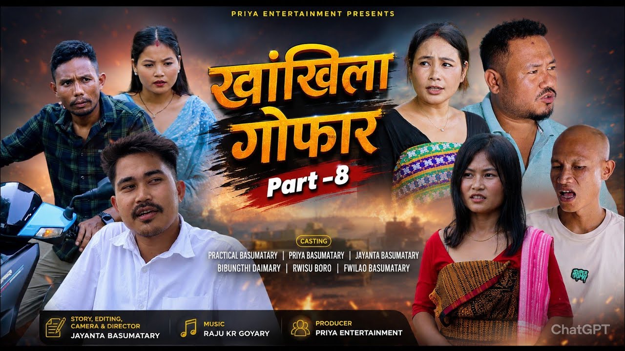 Khangkhila Gwfar Part - 8 // खांखिला गोफार//  दाइन्थि खोन्दो// New Bodo Comedy Short Film 2025