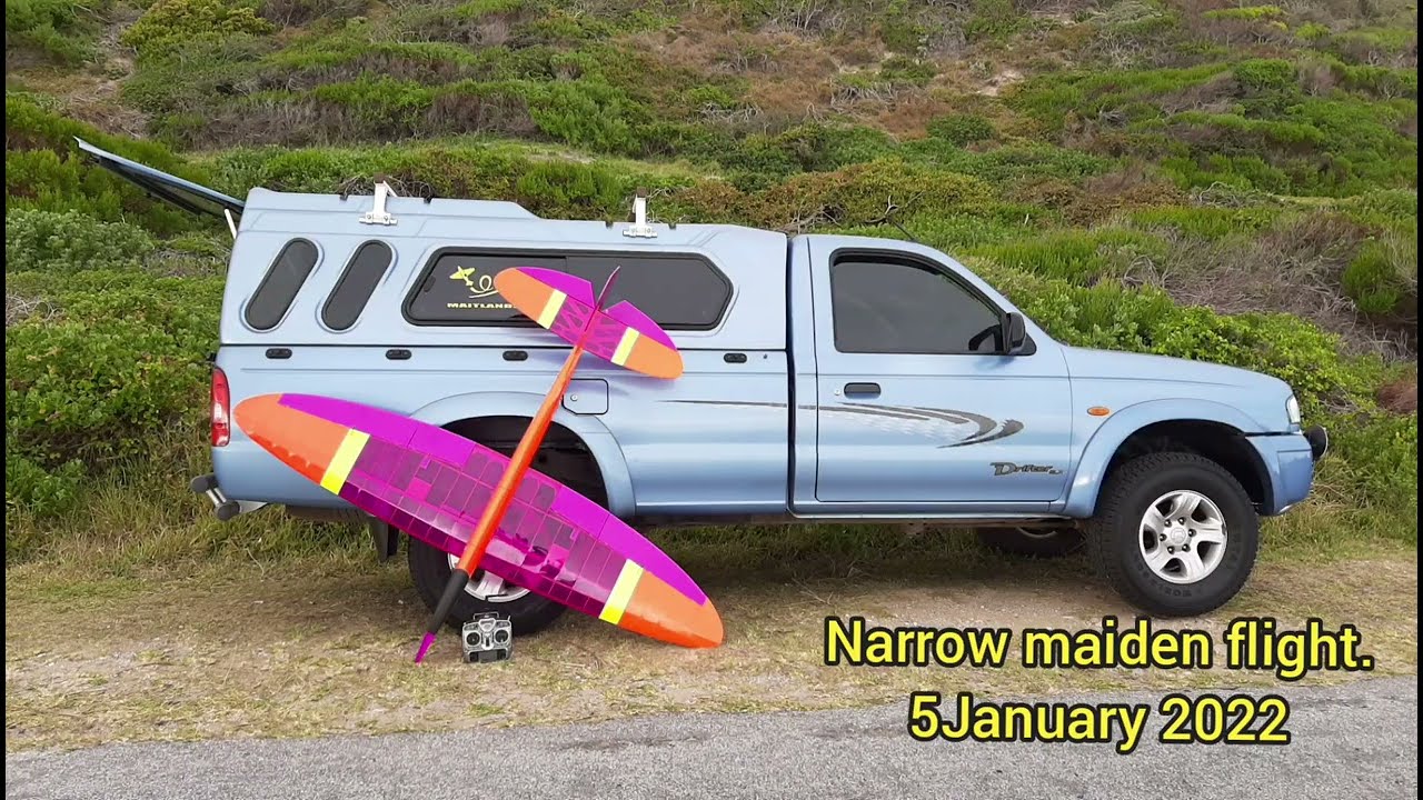 Narrow Slope Soarer maiden flight.