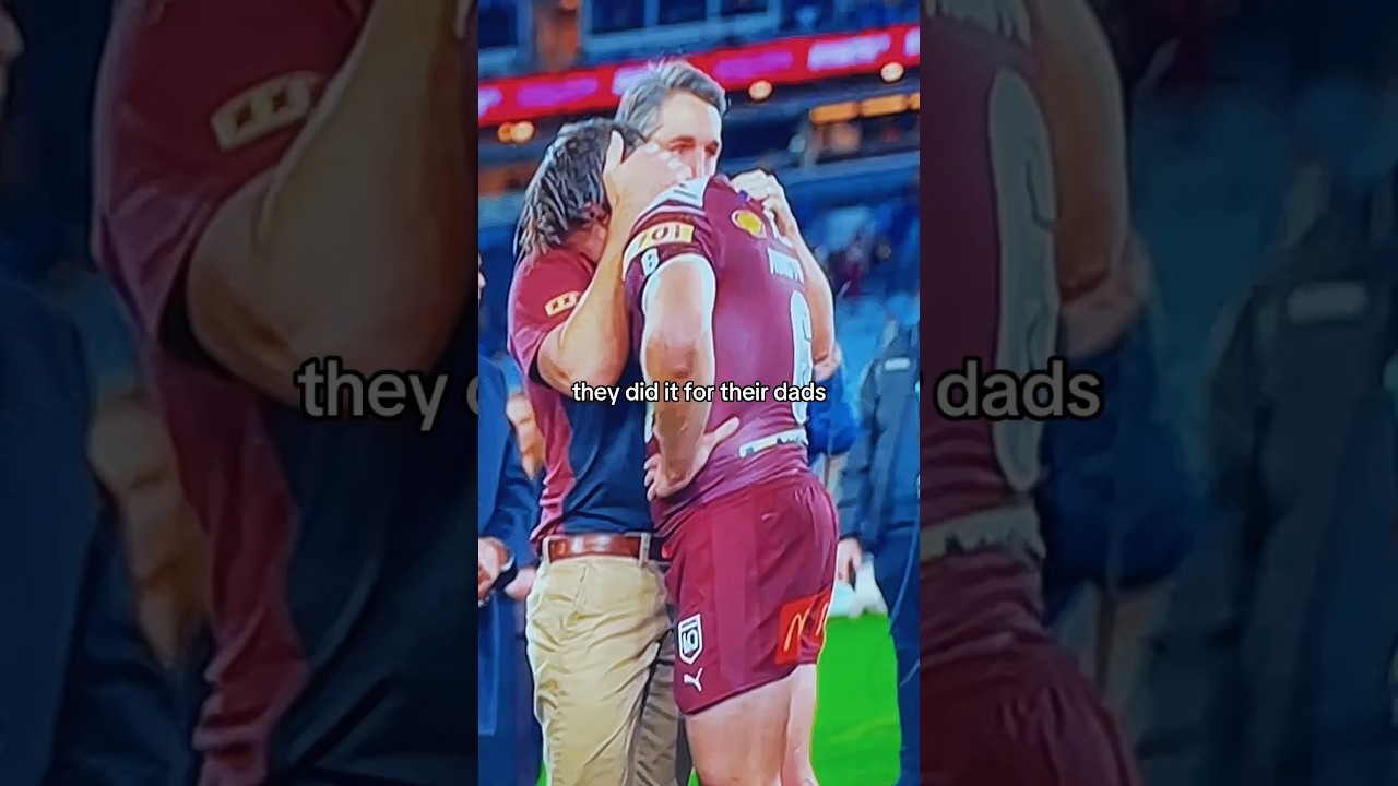 cam munster, billy slater & their dads ❤️&zwj;🩹 #stateoforigin #nrl #qldmaroons #maroons #qld #dad #son