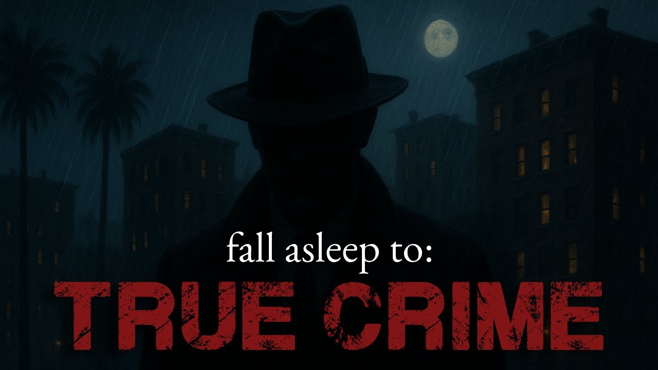 Fall Asleep to True Crime Stories┃Rain Sounds, Black Screen, and No Ads