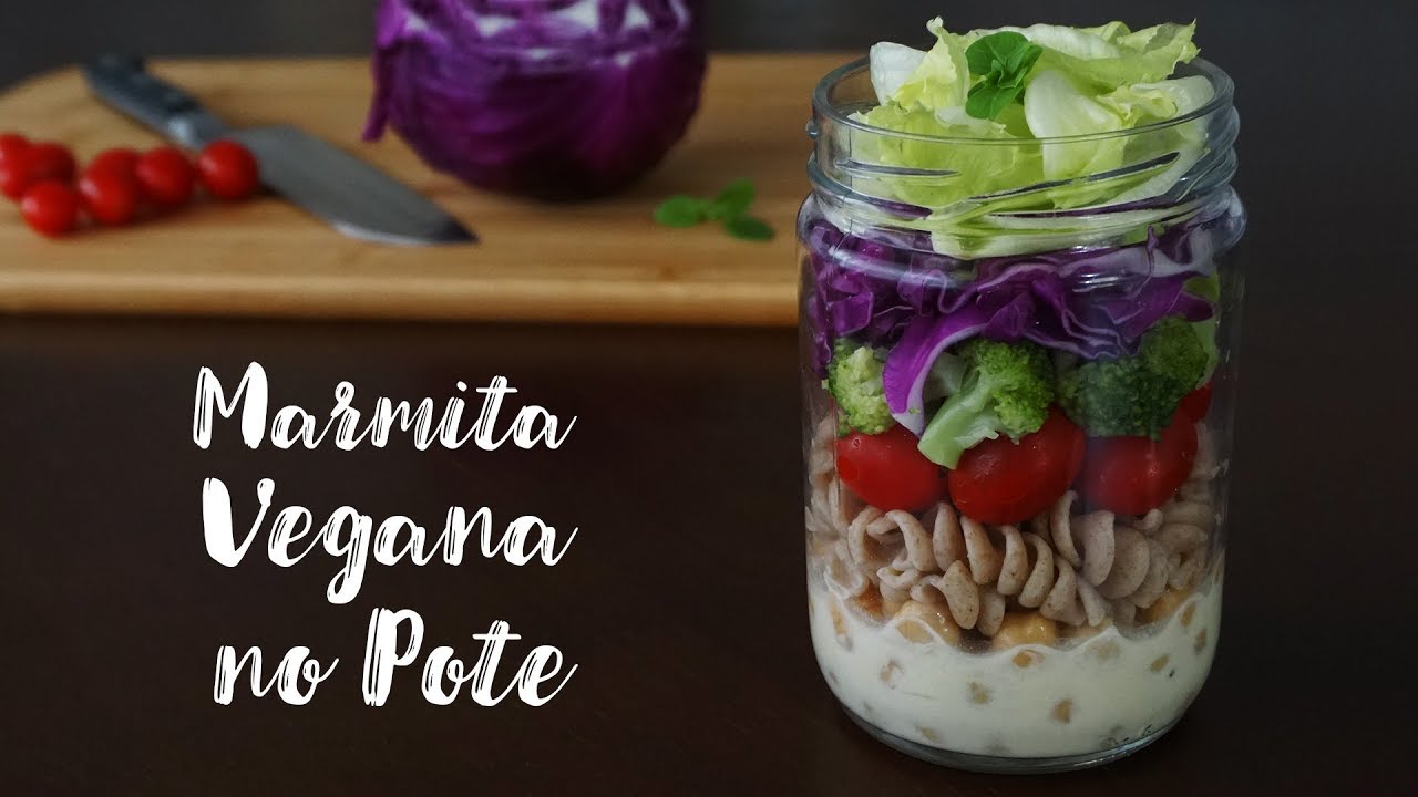MARMITA VEGANA NO POTE (pronta em 10 minutos e não precisa esquentar)