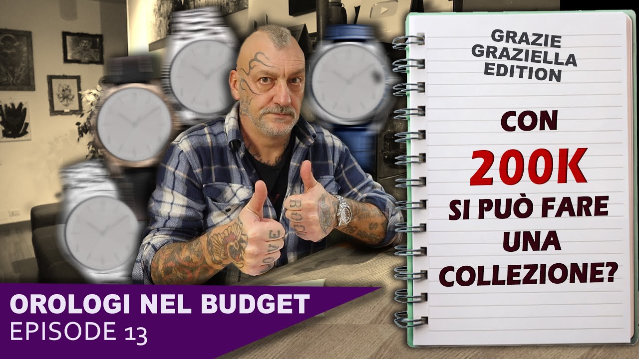 Con 200 Mila € mi faccio questi orologi...