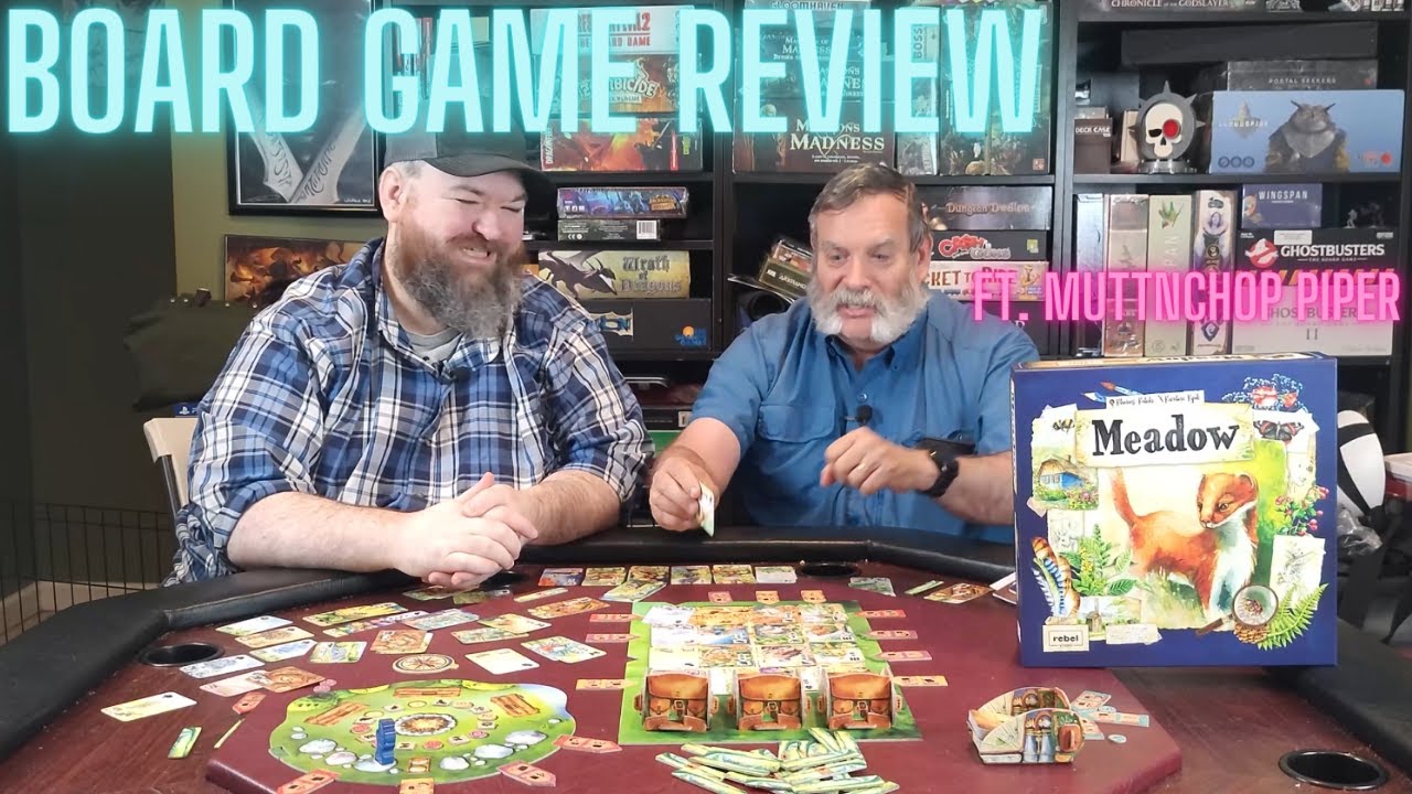 Meadow Board Game Review (Featuring Muttnchop Piper )