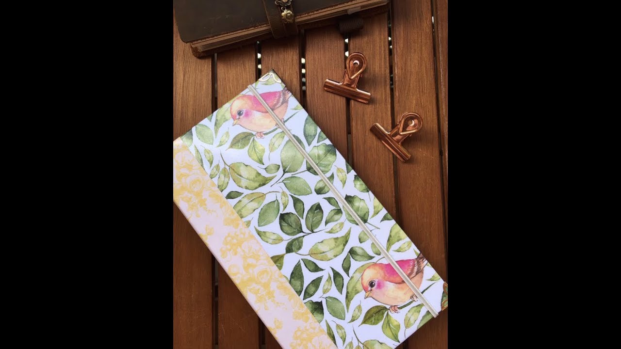 Crea tu carpeta porta documentos ; tipo midori más libreta;