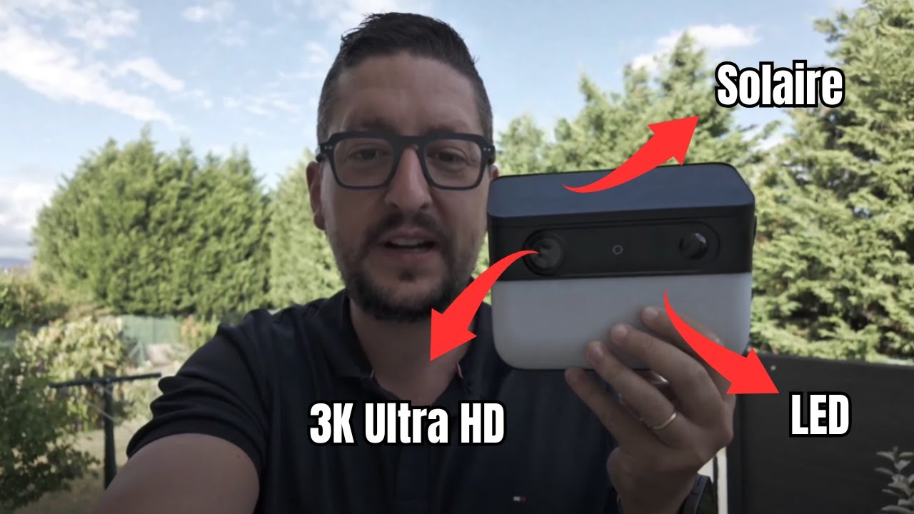 Camera discrète, solaire, sans fil et pas chere : aosu 3K Solar Wall : prime day, code promo, avis