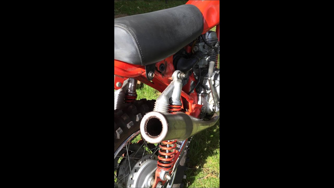 1977 Honda XR75, Vintage moto, DG pipe, exhaust