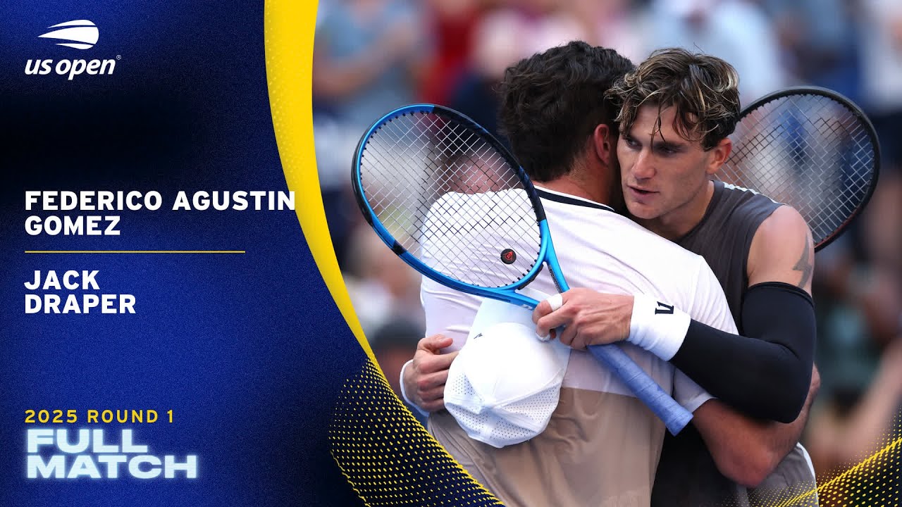 Federico Agustin Gomez vs. Jack Draper Full Match | 2025 US Open Round 1