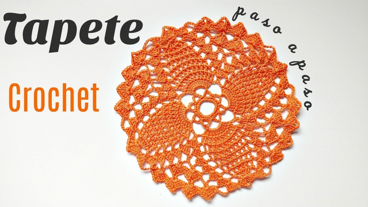 Centro de mesa crochet o tapete