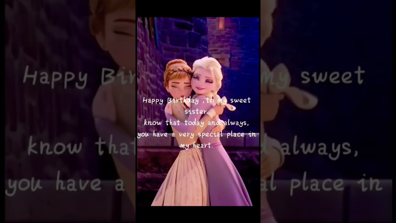 Cute birthday wishes for sister / Beautiful birthday mesage for sister / Sister's birthday quotes🤩