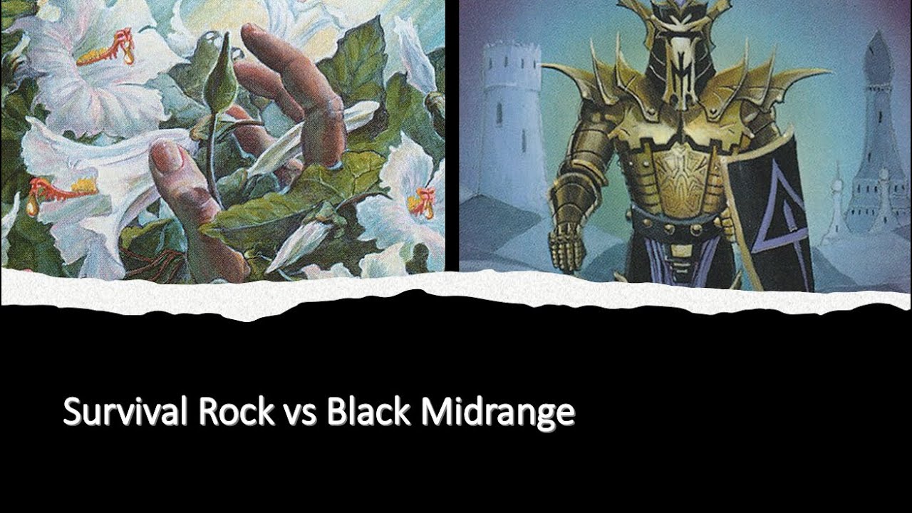 Premodern League 14.01 Round 5 - Survival Rock vs Black Midrange - 9/22/24