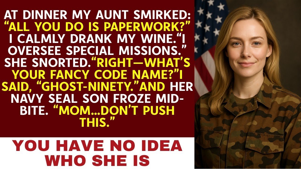 “She Mocked My Job—Seconds Later Her SEAL Son Looked Terrified”