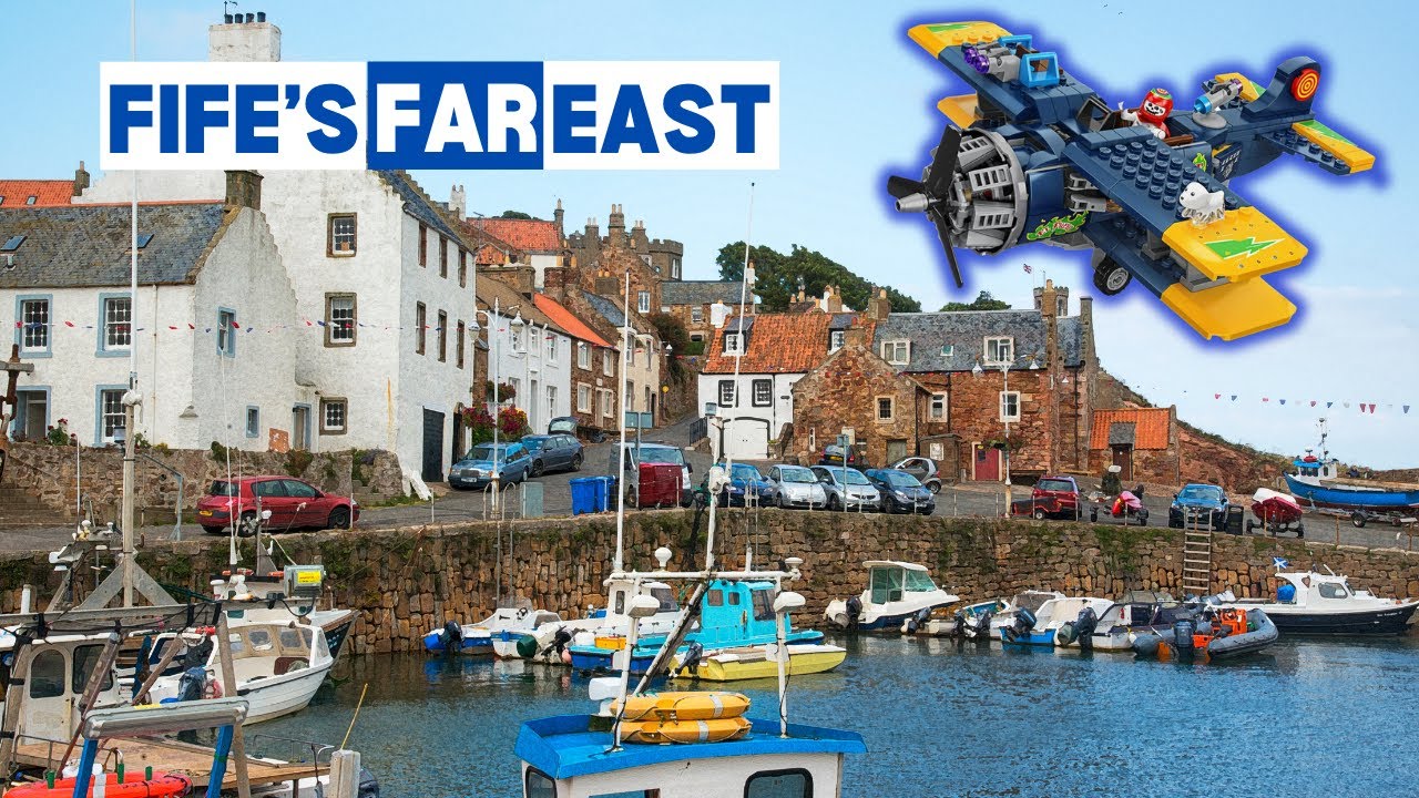 In the East Neuk of Fife in search of Cakes, Caves and Bargain Lego.. without falling over (almost)