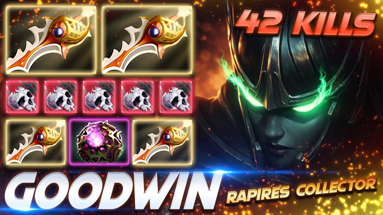 GoodWIN Phantom Assassin 42 Frags Rapier Ownage - Dota 2 Pro Gameplay [Watch & Learn]