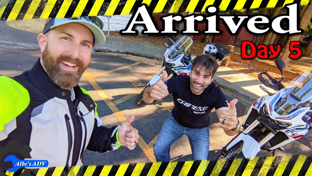 Los Angeles to Seattle Day 5 Honda Africa Twin 1100