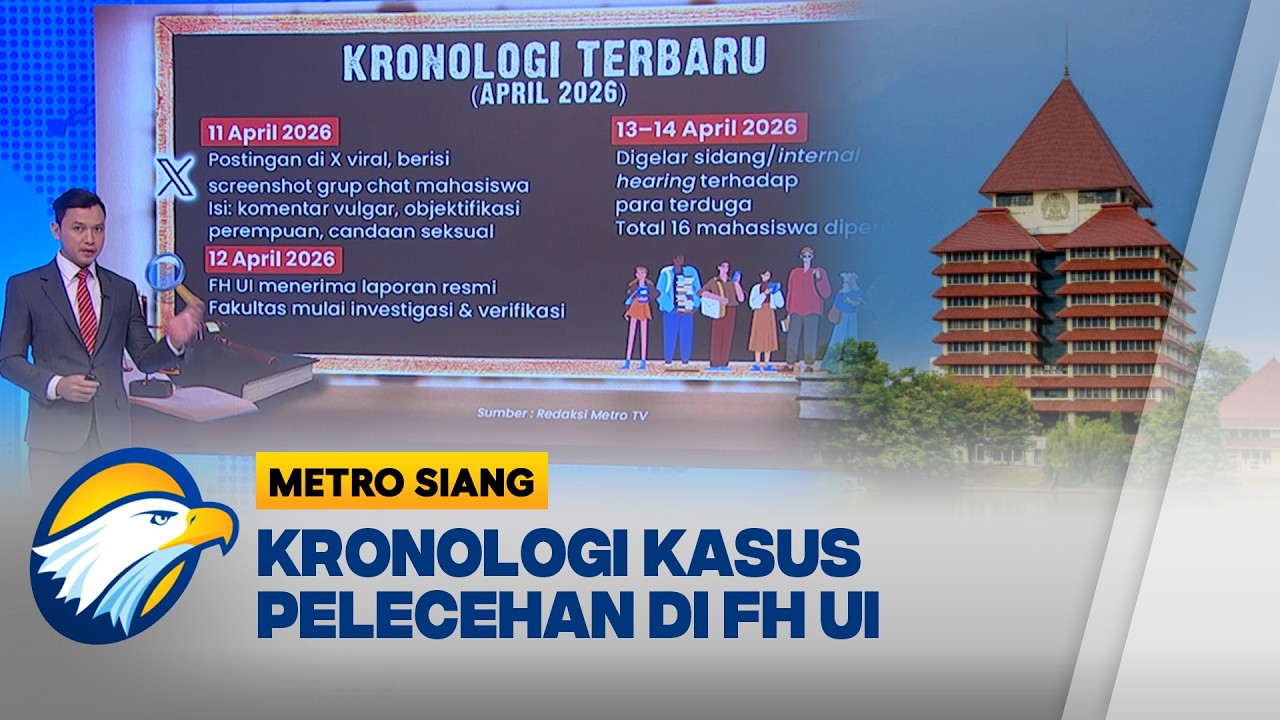 16 Mahasiswa FH UI Pelaku Pelecehan Terancam 'Drop Out' - [Metro Siang]