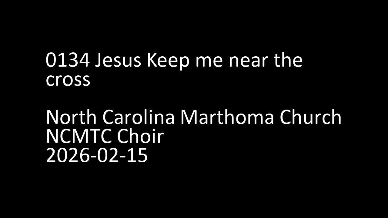 0134 Jesus Keep me near the cross