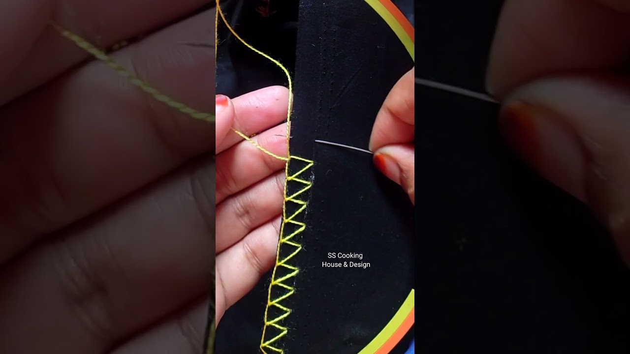 Easy lock stitch 🪡🪡🪡 #shorts #shortsvideo #lockstitch #easystitch