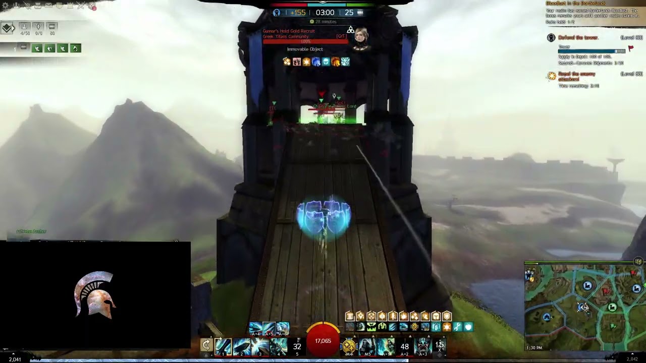 Guild Wars 2 Roaming Guardian dragon hunter oneshots / burns