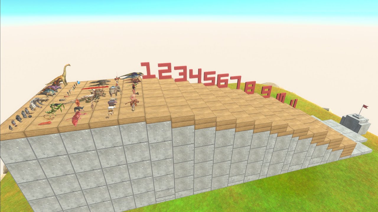 All Units Stairs Championship - Animal Revolt Battle Simulator