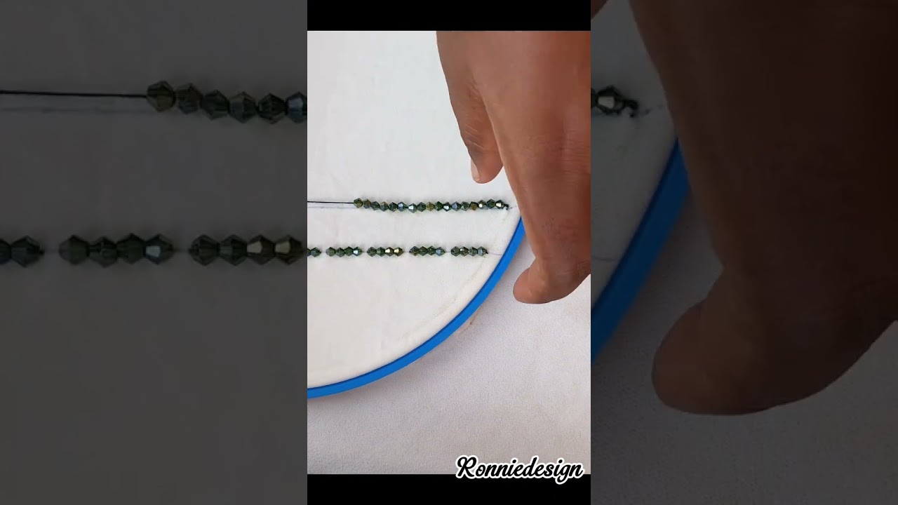 Back Stitch Beading Tutorial | Strong & Neat Hand Beading for Beginners ✨