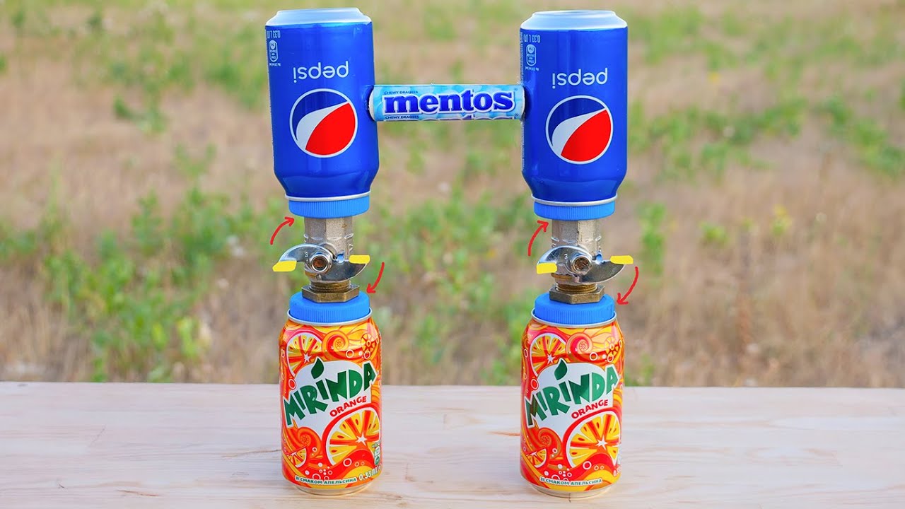 Mirinda, Pepsi vs Mentos!