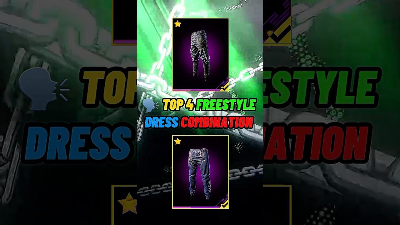 TOP 4 FREESTYLE DRESS COMBINATION 🔥💀