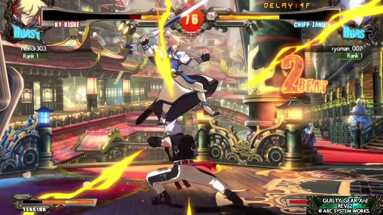 GGXRD Rev2 Chipp vs Ky