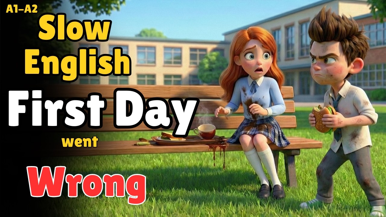 My First Day at a New School Went Wrong | English Listening for Beginners A1-A2 |