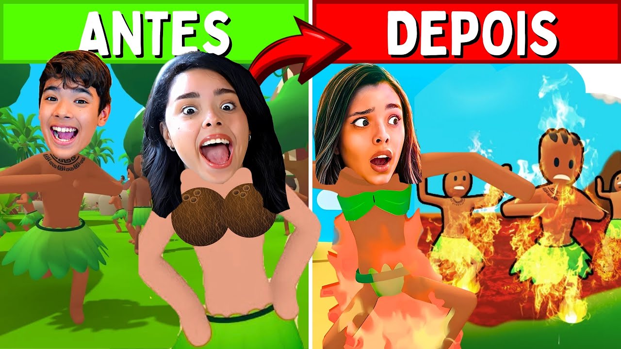 PROBIDO USAR ROUPA NA ILHA PELAD@O isso aconteceu...😭