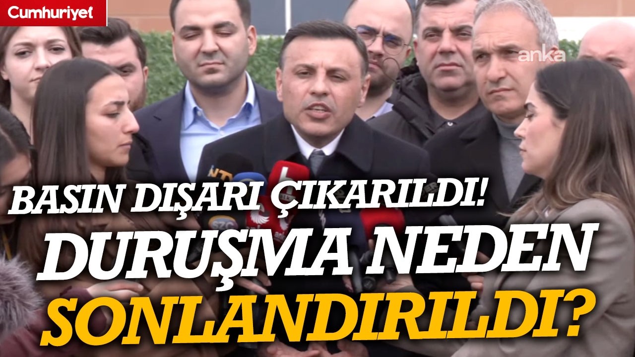 Mahkeme başkanı duruşmayı sonlandırdı! Özgür Çelik'den dikkat çeken açıklama