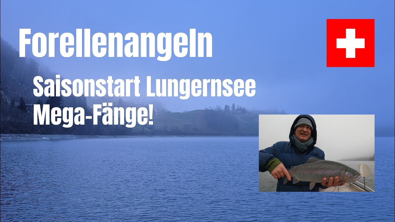 Forellenangeln am Bergsee: Regenbogenforellen fangen am Lungernsee