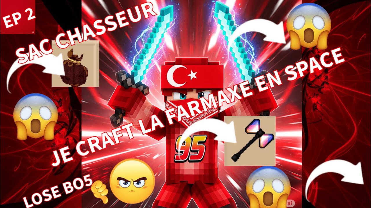 JE CRAFT PREMIERE FARMAXE EN SPACE DU SERVEUR LETSPLAY SKILLPVP V15 SKILLPVP EP2