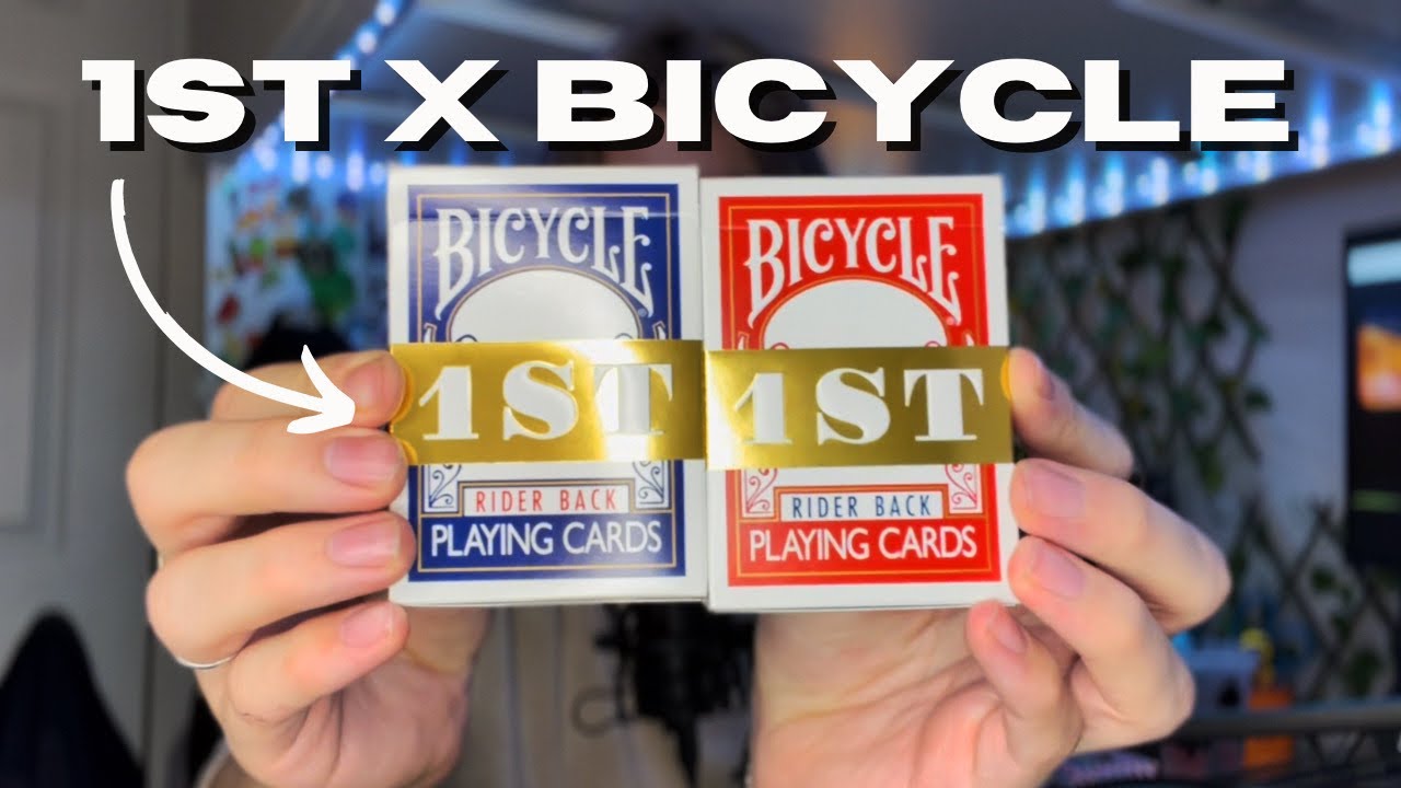 1ST X BICYCLE PLAYING CARDS!! (Deck Review)