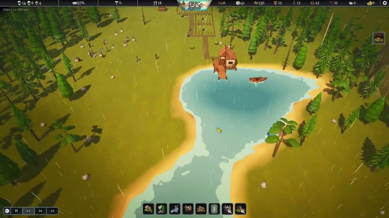 Settlements Rising gameplay | Steam Strategy Fest Demo | The new Banished? | Part 1