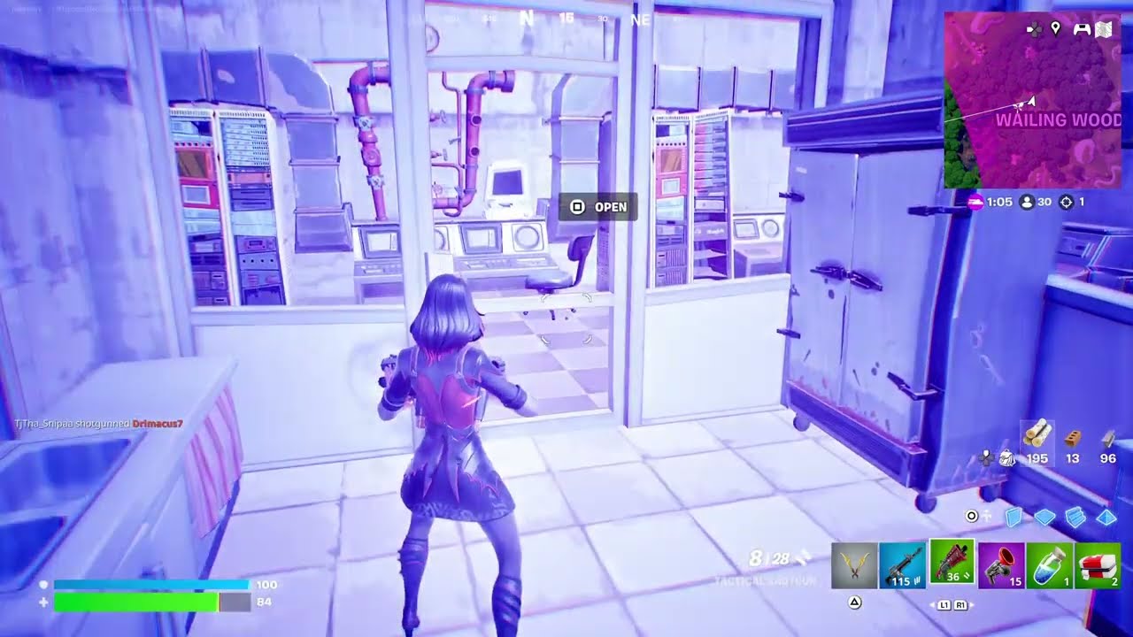 Fortnite OG at Wailing Woods/Leaky Lake and was trying to do something on the controller settings 