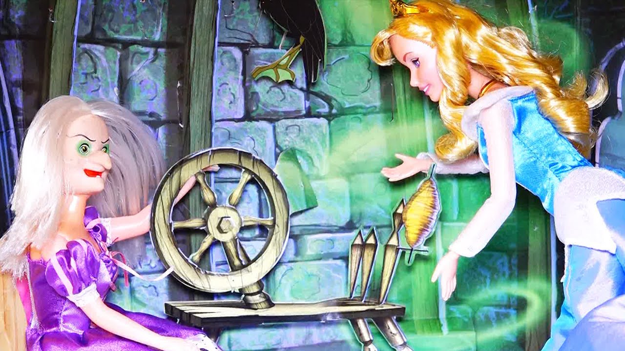 Barbie Fairytales | Sleeping Beauty Story with Toys and Dolls