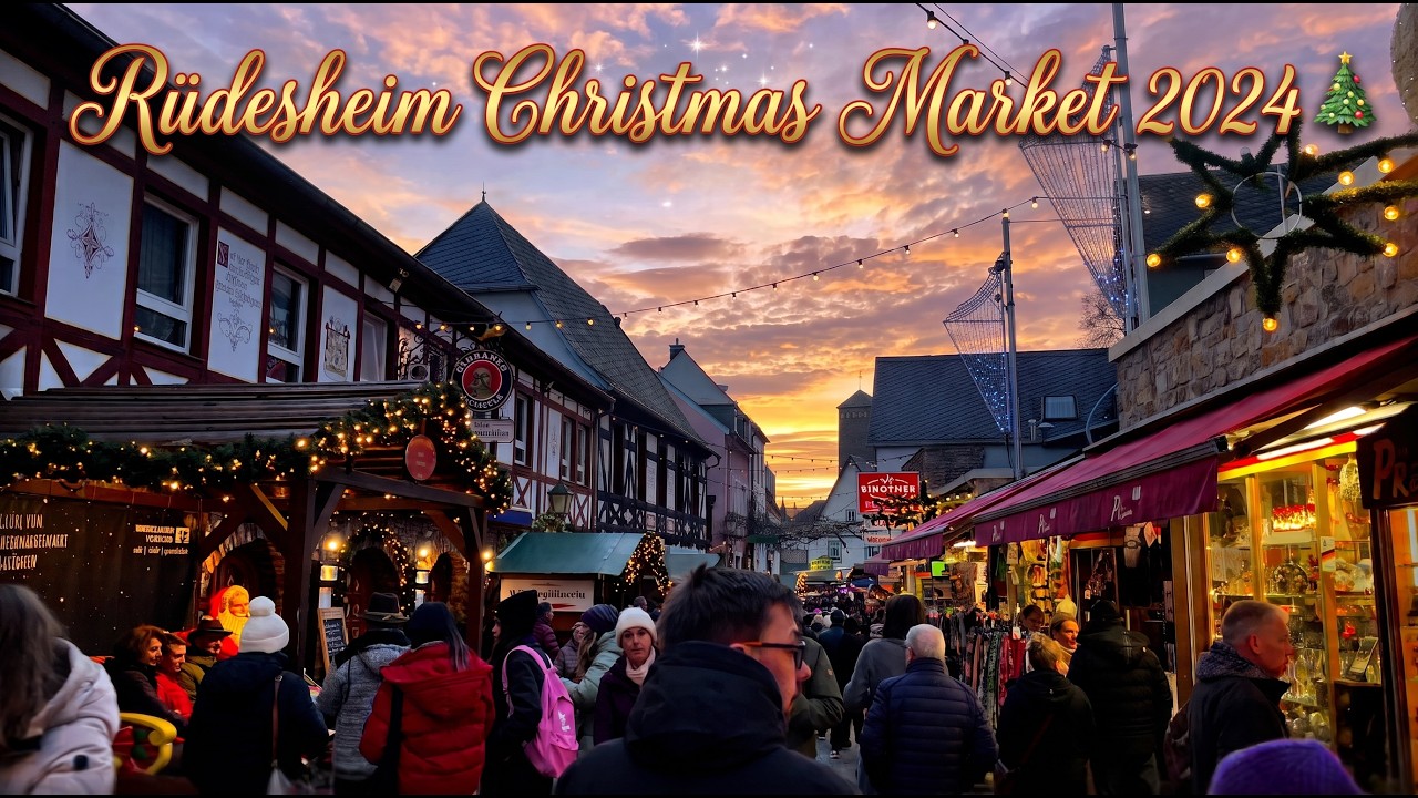 Rüdesheim Christmas Market 2024 🎄 | A Magical Day-to-Night Walkthrough - Vaish & Kaush