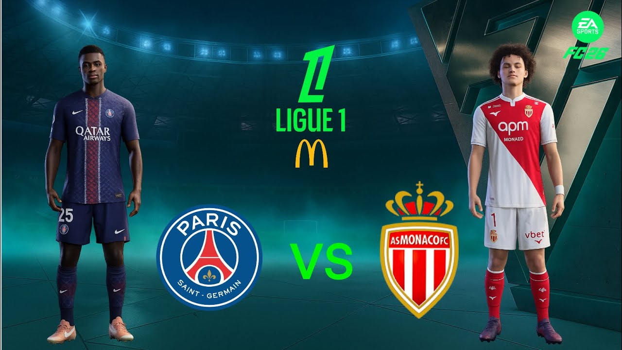 PSG vs Monaco  Ligue 1 25/26 Full Match | FC26 | PC | [4K60]