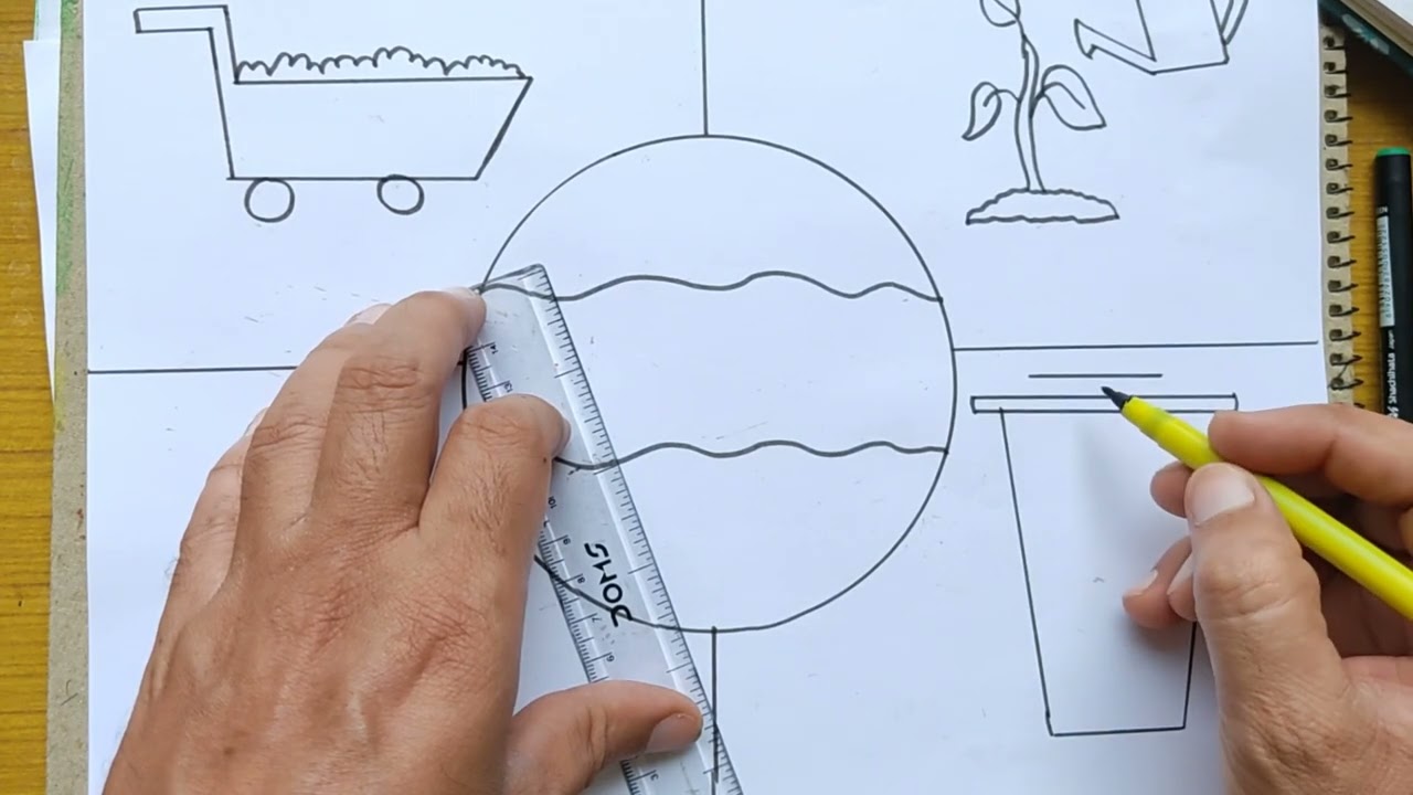 Swachh Bharat Abhiyan Drawing / Swachh Bharat Abhiyan Poster