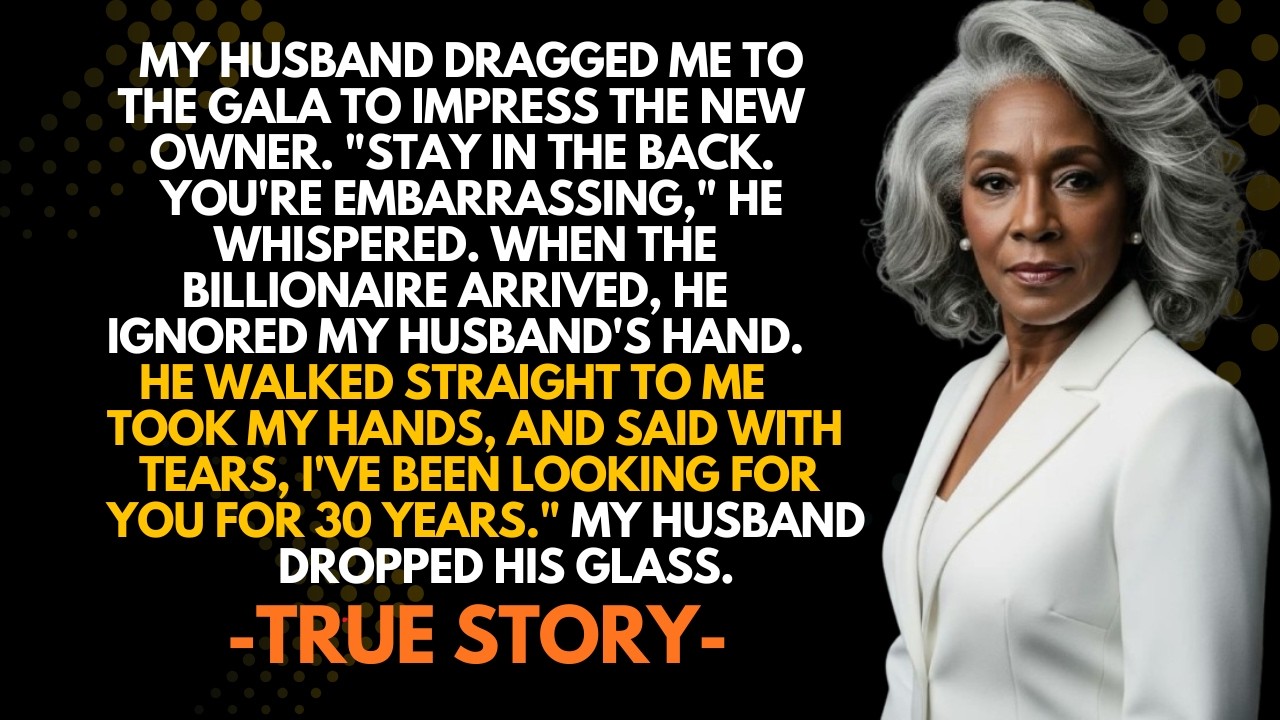HER TRUE STORY FROM INDIANA 👵💔 My Husband Hid Me At The Gala — Until The New Owner Said My Name