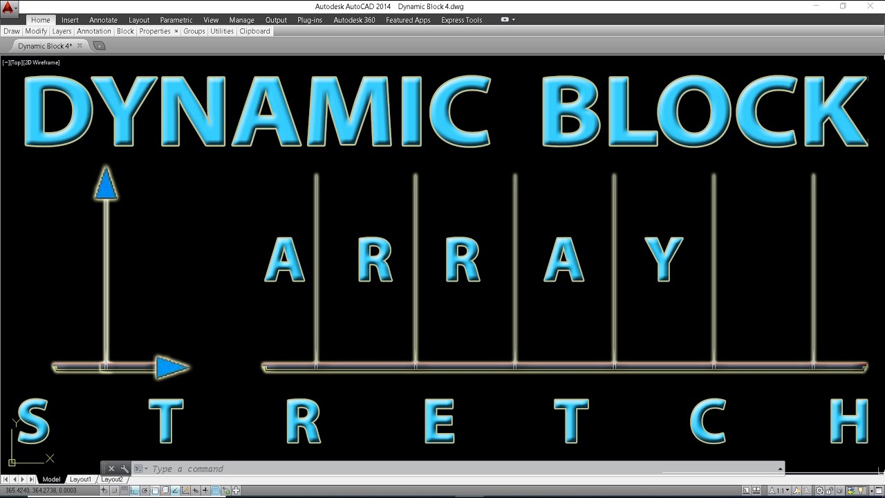 DYNAMIC BLOCKS IN AUTOCAD