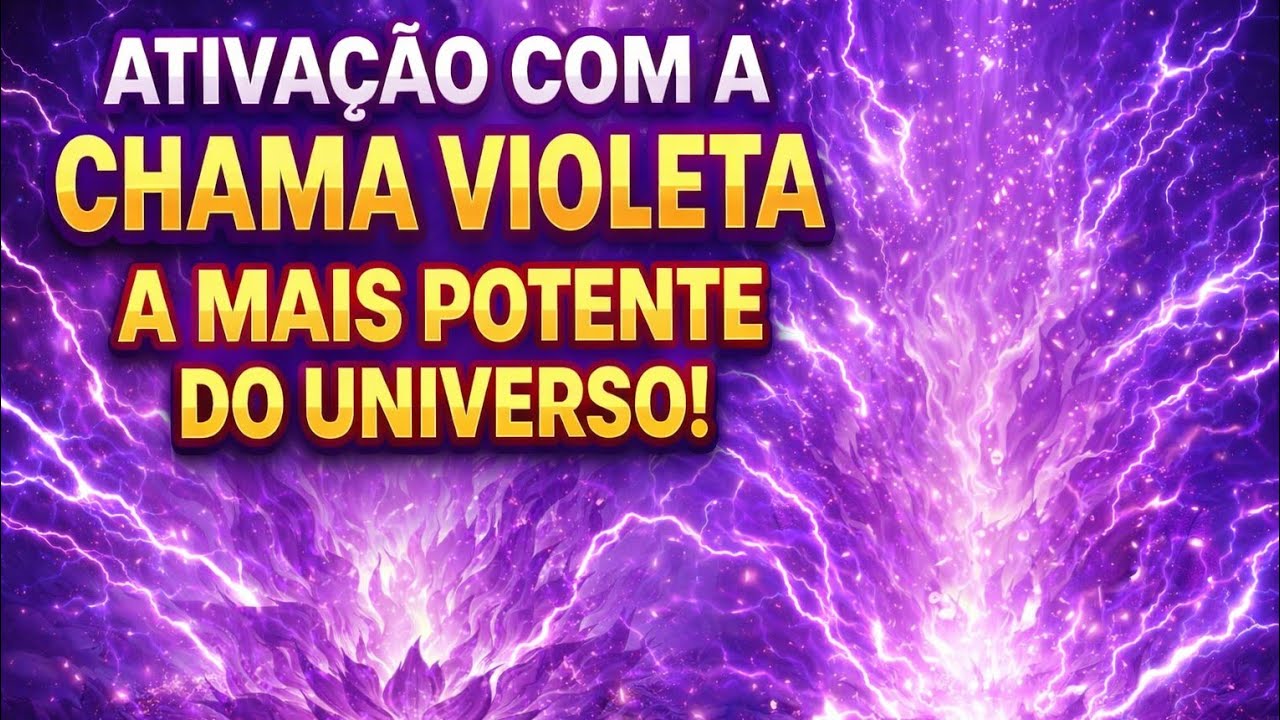 CUIDADO! Realiza DESEJOS AGORA! A MAIS POTENTE DO UNIVERSO! Meditação da CHAMA VIOLETA! #gratidão