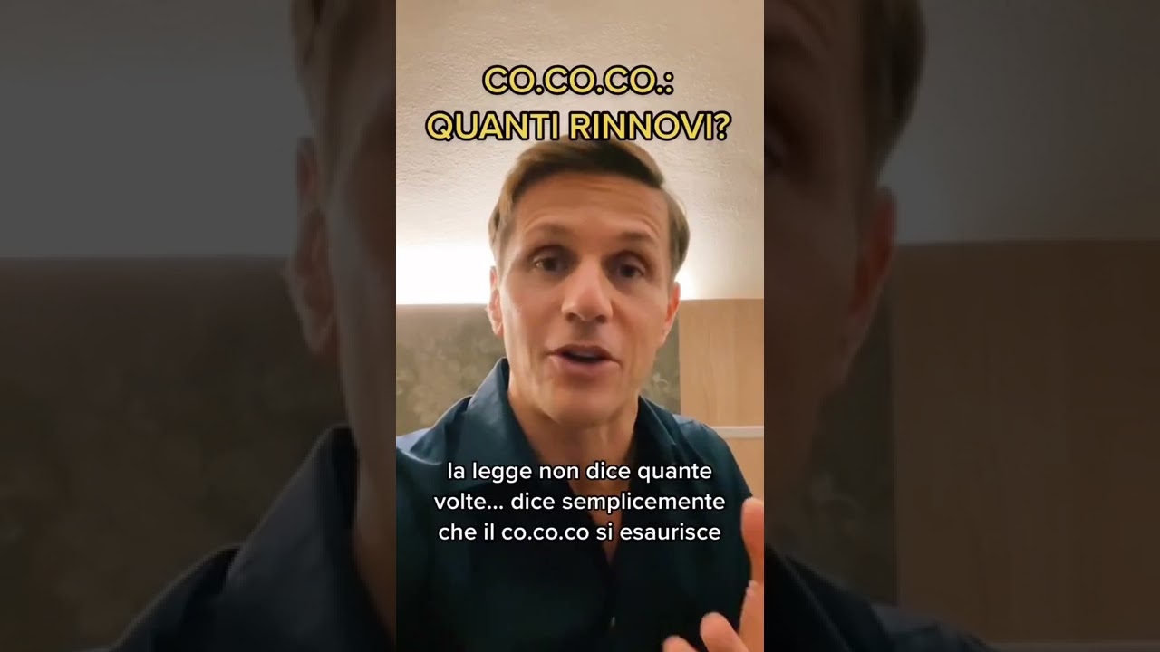 CO. CO. CO.: quanti rinnovi? | Avv. Angelo Greco #shorts