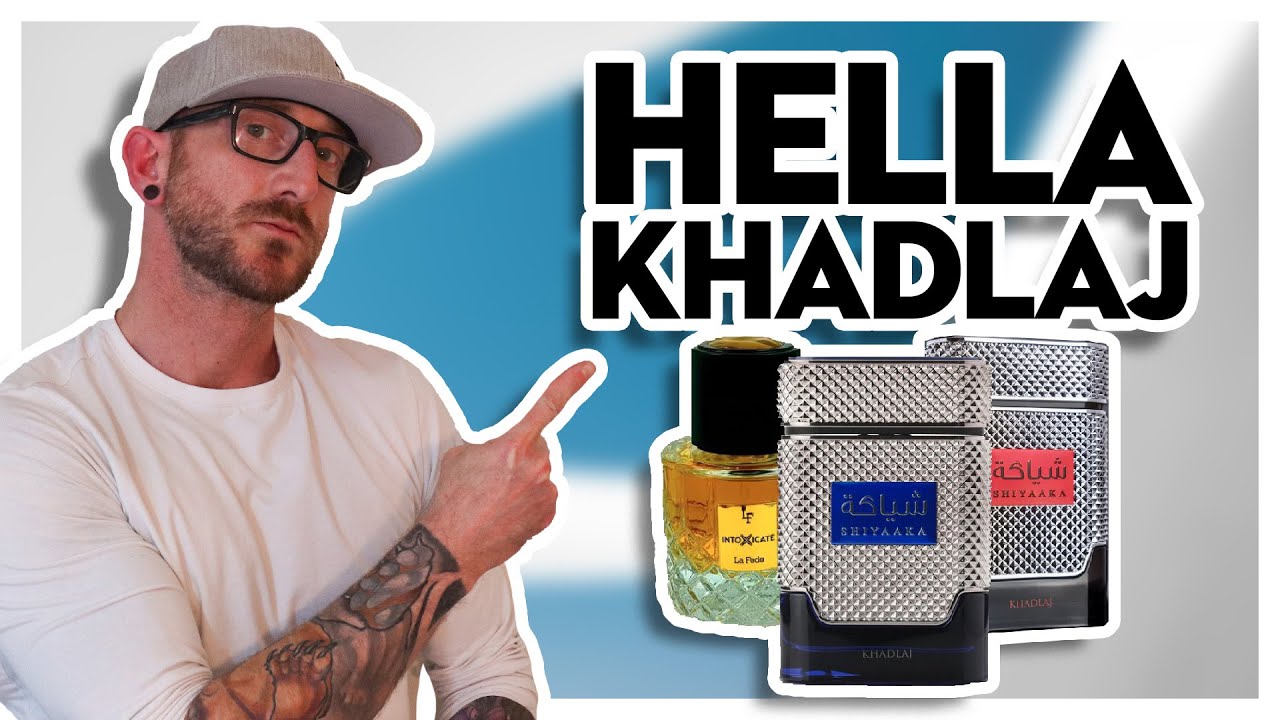 UNBOXING 3 Khadlaj Fragrances feat. Shiyaaka Blue | Men's Middle Eastern Fragrance Review