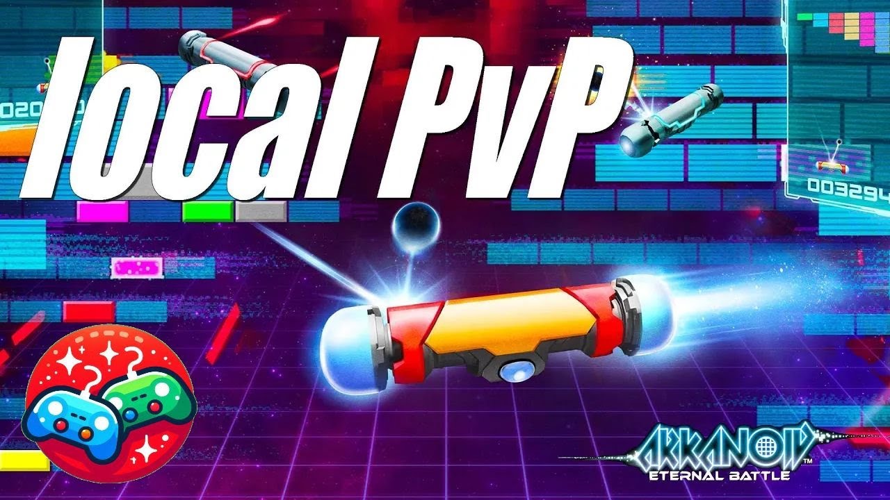 Local PvP in Arkanoid: Eternal Battle (multiplayer games)