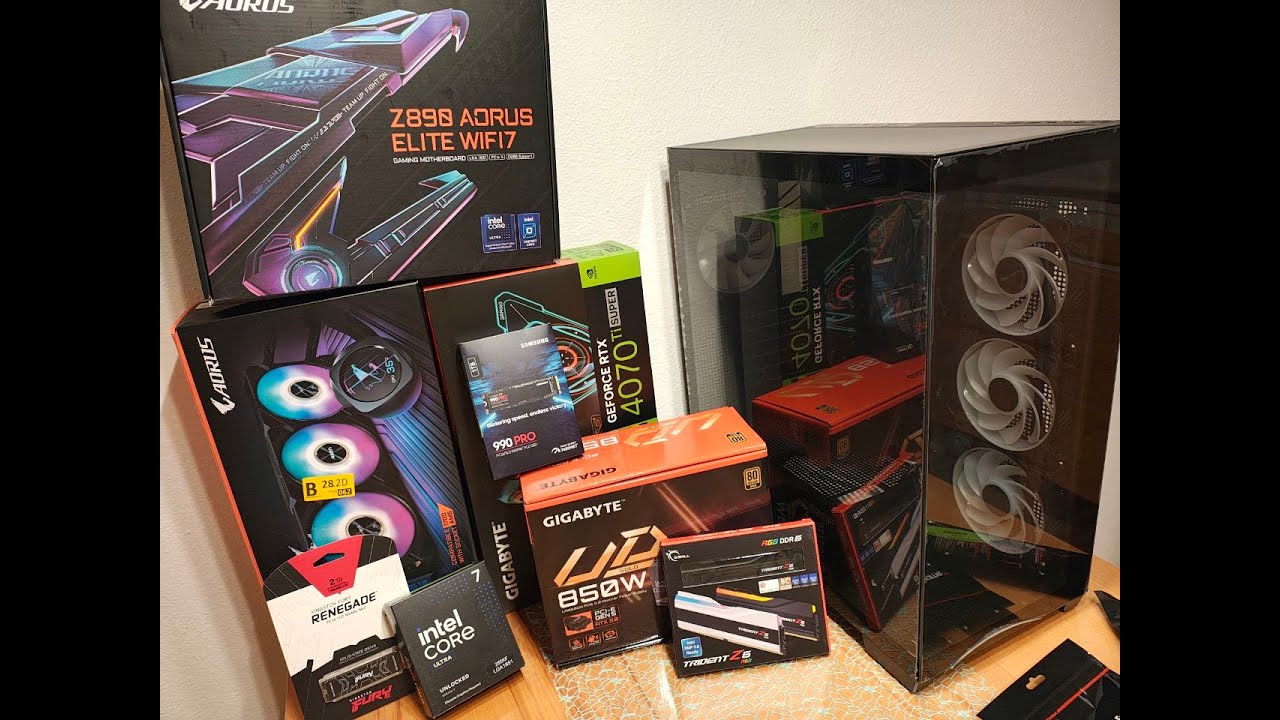 Как собрать ПК самому. Intel 1851 Core Ultra 7 и очень много Gigabyte :-)
