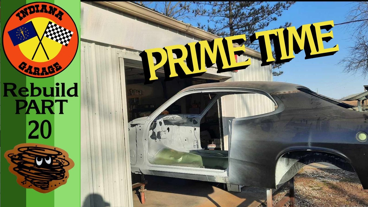 Prepping a Rebuilt Car for Primer - Indiana Garage