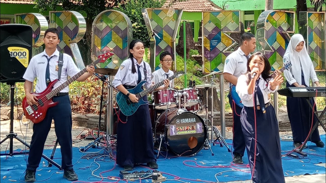 Yang penting hepi -Jamal Mirdad  cover by Glas's Band (Smpn 1 jombang)